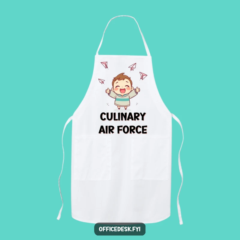 Funny Paper Airplane Apron - Cook, Create, and Laugh with This Fun Design