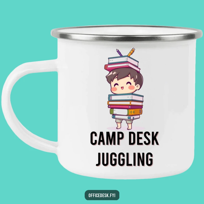 Funny Office Chaos Camping Mug - Fuel Your Workday with Laughter!