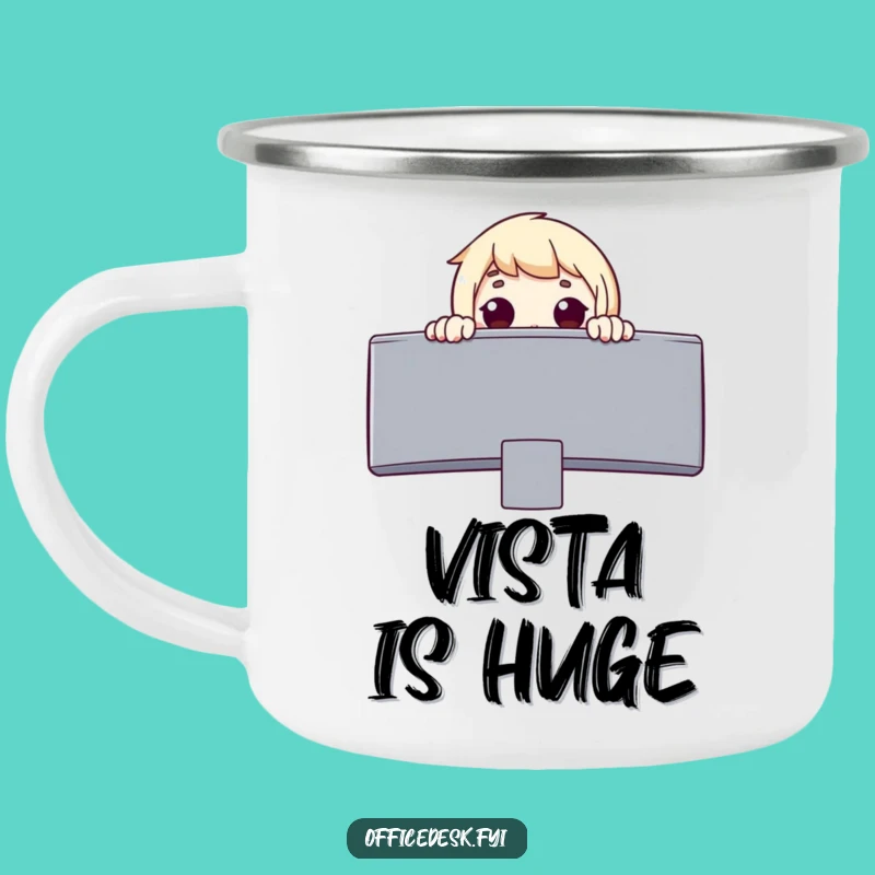 Funny Monitor Surprise Camping Mug - Wonder Outdoor Humor, Ideal Gift