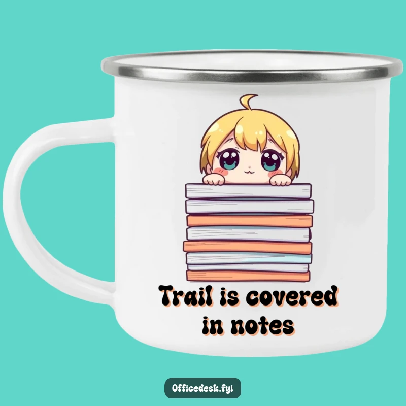 Funny Overwhelmed Papers Camping Mug - Durable Drinkware for the Hardest Workers