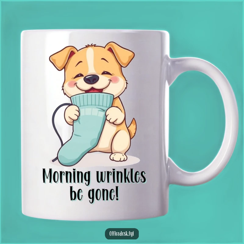 Funny Dog Ironing Mug: Energetic Pooch, Perfect Funny Gift for Pet Lovers