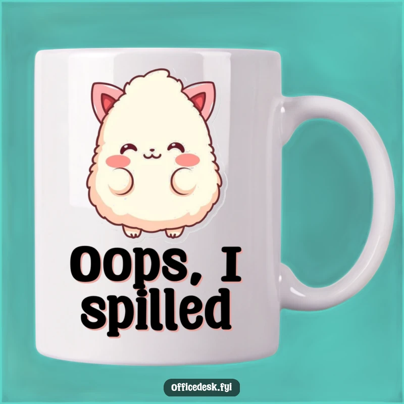 Funny Eraser Blush Mug - Cute Mistake Maker Gift - Humorous Sweetness