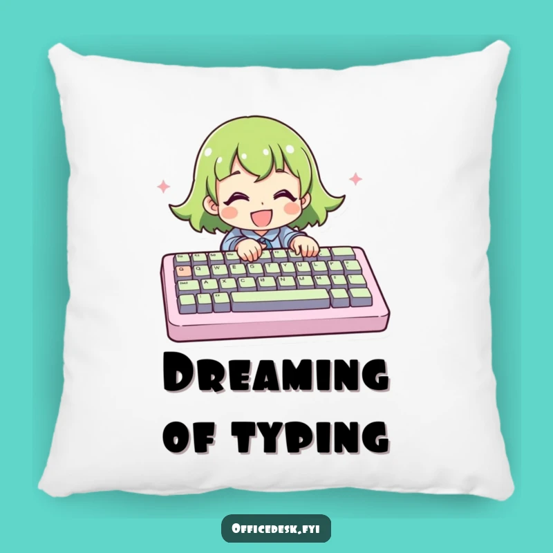 Funny Pillow: Giant Keyboard Comfort - Techie's Dream Gift!