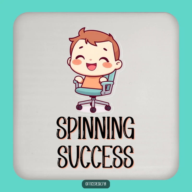 Funny Office Chair Rider Coasters: Protect Surfaces with Desk Humor