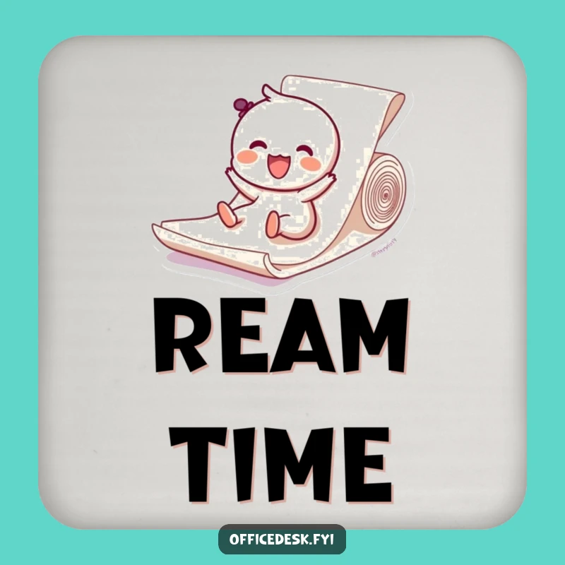 Funny Paper Slide Coasters - Protect Surfaces with Pure Fun