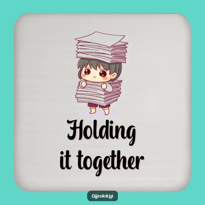 Funny Paperwork Coaster: Protect Surfaces with Hilarious Office Humor