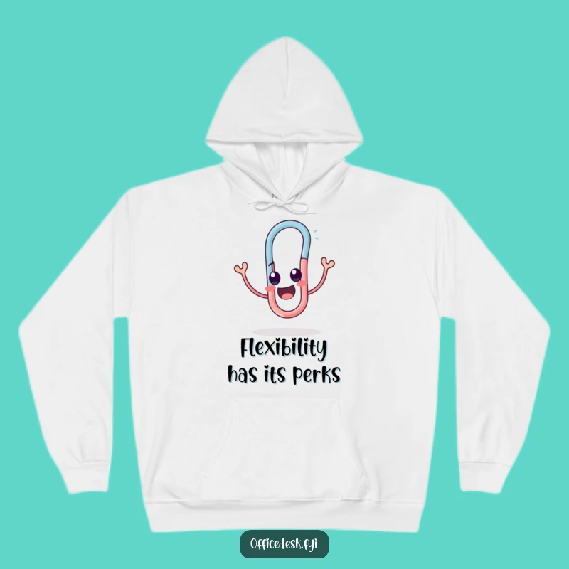 Funny Delightful Paperclip Hoodie: Cozy and Hilarious Office Wear