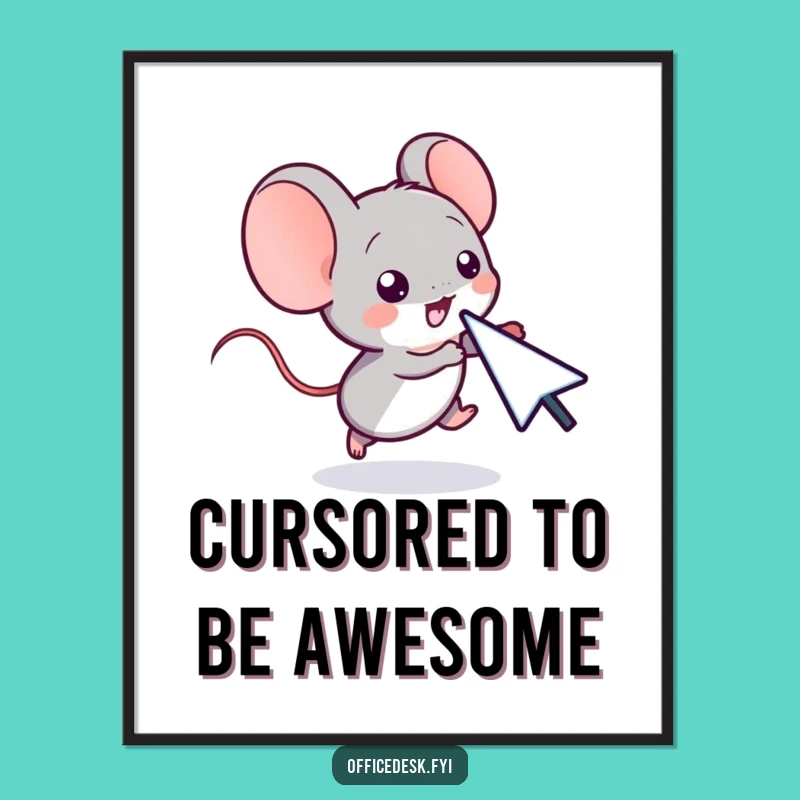 Free Printable Wall Art: Playful Mouse & Cursor Art - Tech Decor!