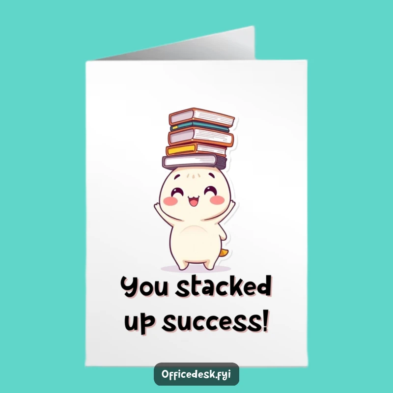 Free Printable Congrats Card: Organized Chaos for a Funny Downloadable Achievement