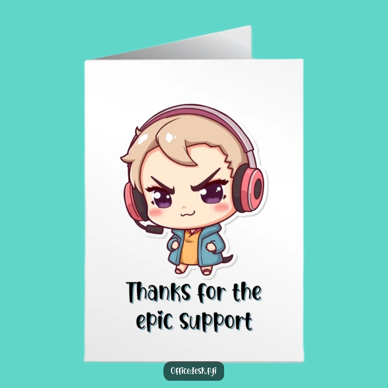 Thanks for the Assist: Free Printable Card for Your Gaming Help!