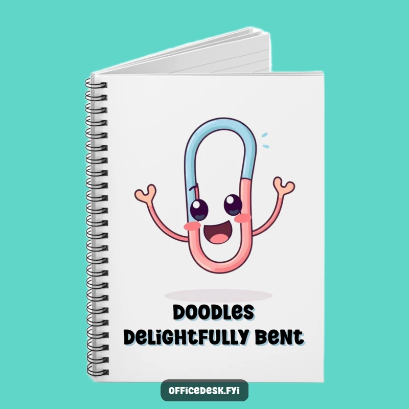 Funny Paperclip Twist Notebook: Jot Down Ideas with Delightful Humor
