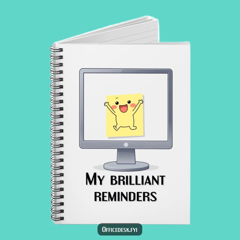 Funny Leap Notes Notebook: Cheerful Sticky Note Journal, Gift for Organizers