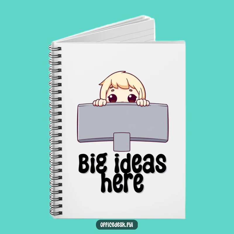 Funny Monitor Surprise Notebook - Wonder Character Journal, Perfect Gift