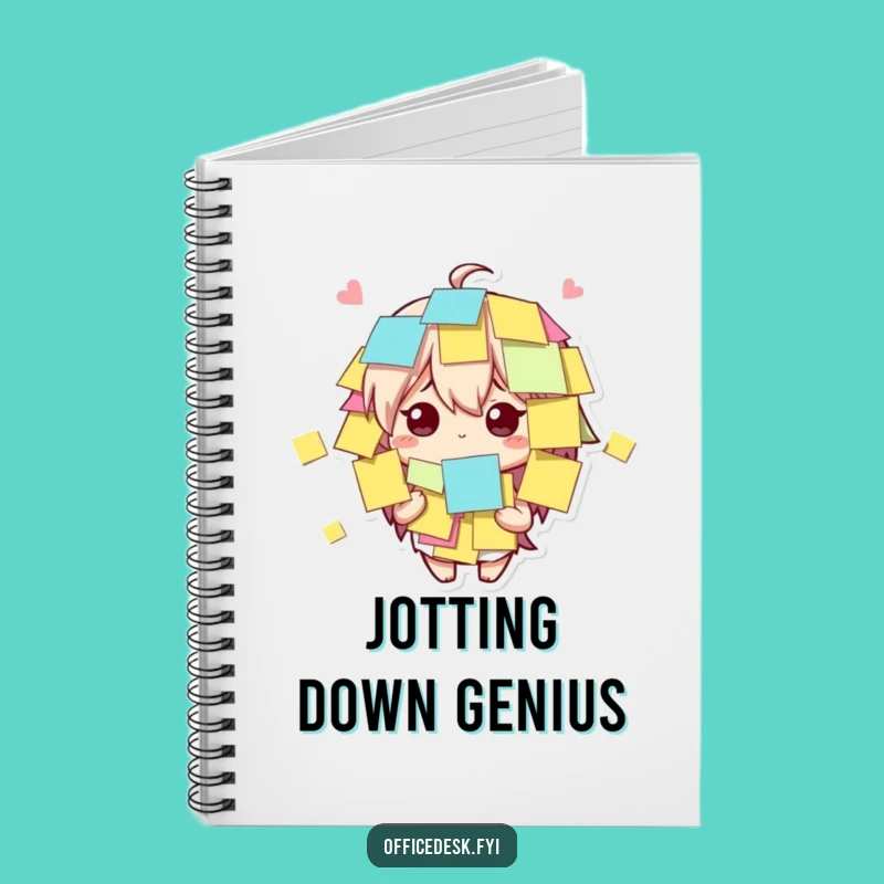 Funny Sticky Note Character Notebook: Journal for Bewildered Brilliance