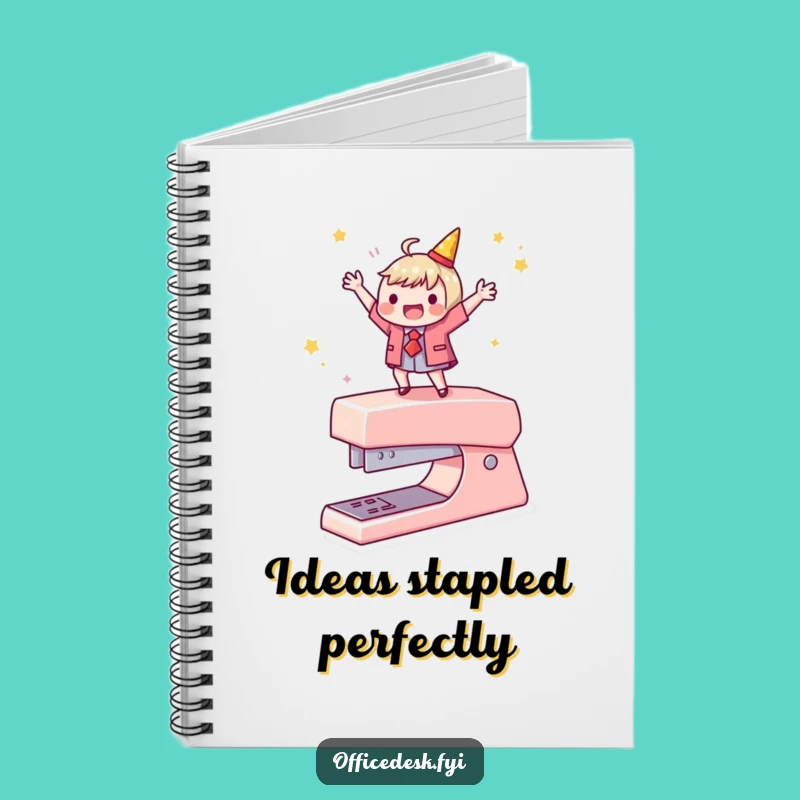 Funny Stapler Dance Notebook - Hilarious Journal for Office Triumphs, Perfect Gift