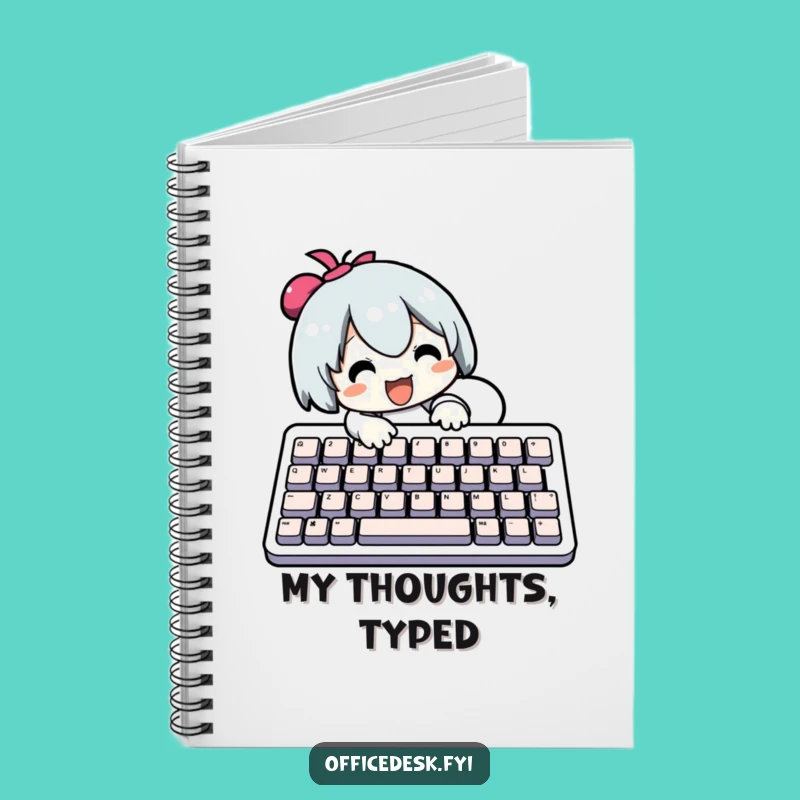 Funny Typing Journal: Character Keyboard Notes, Perfect for Ideas and Jokes!