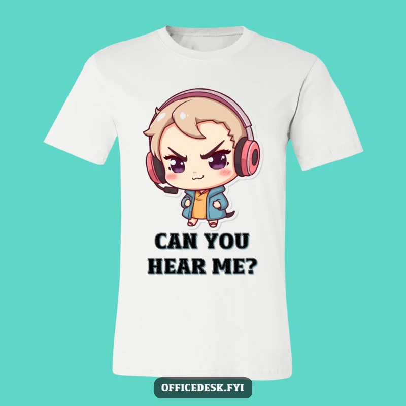 Funny Gamer Dog T-Shirt: Mischievous Headset Design for a Fun, Techy Gift